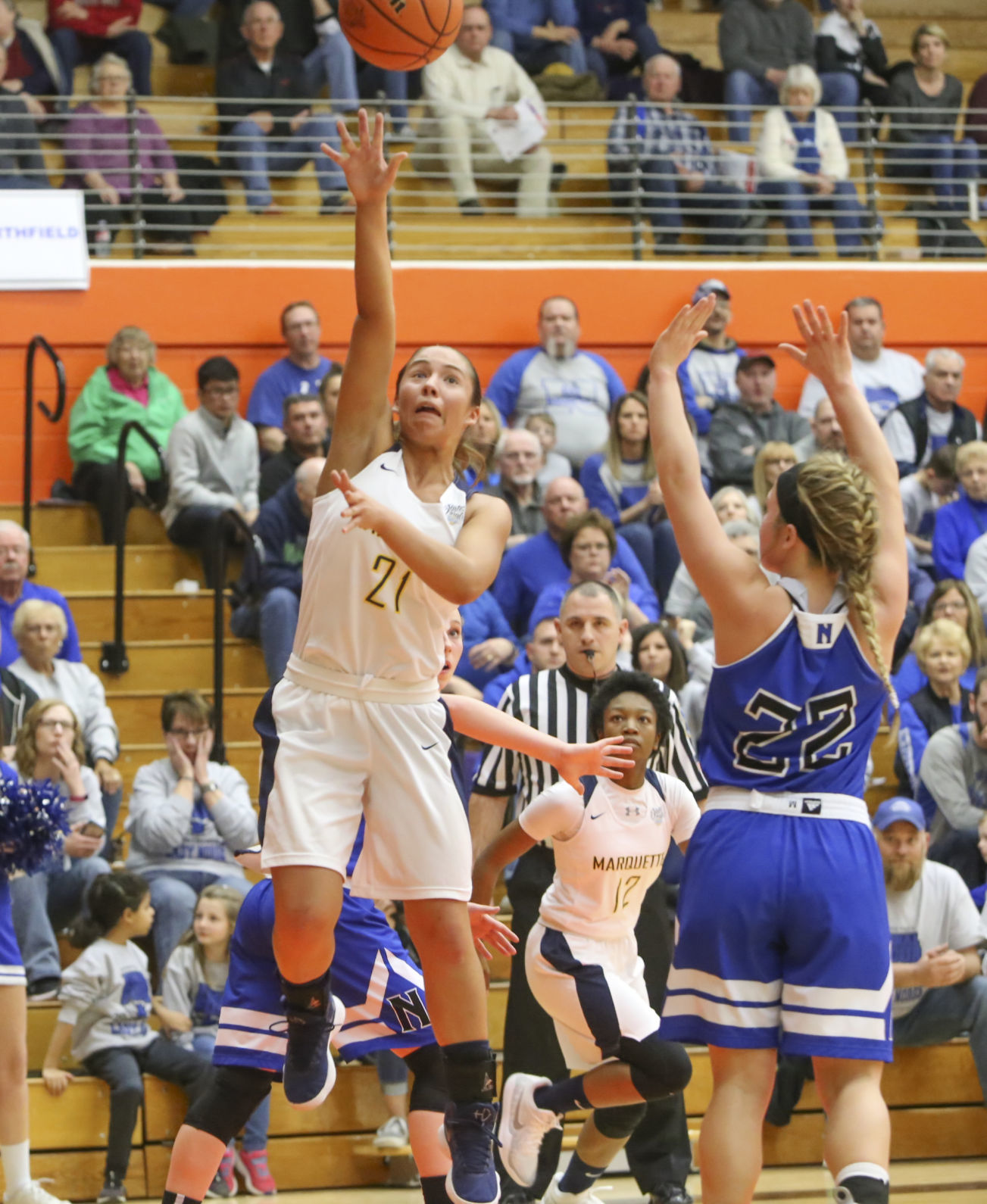 Marquette Catholic plays Northfield Saturday in semi state at LaPorte High School